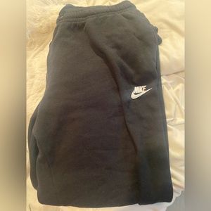Black Nike jogger sweats